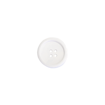 Knöpf - Mantel Mat White - 20mm