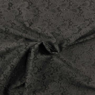 Lace - Antraciet Flowers 