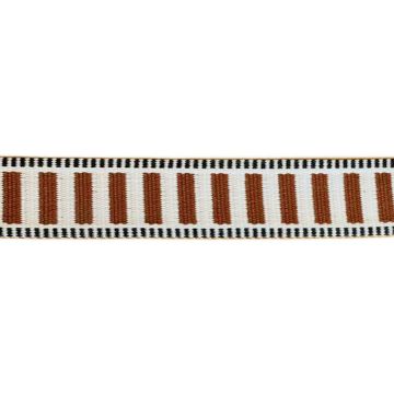 Luxus Taschenband - Stripes - Champagne/Brown