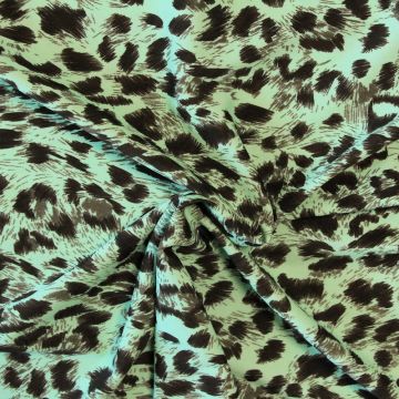 Badeanzugstoff - Mint Panther 