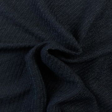 Mantelstoffe - Braided - Dark Blue