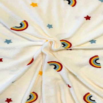 Zachte Badstof - Rainbows on Old Pink