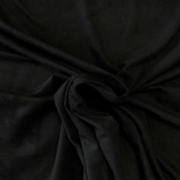 Stretch Suedine - Black