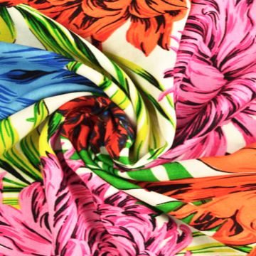 Viskose - Happy With Flowers