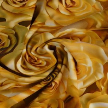 Viskose - Golden Roses