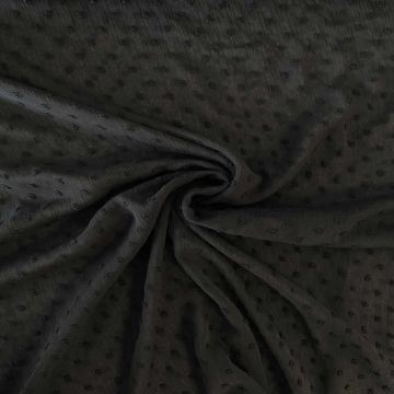 Chiffon Dots - Black