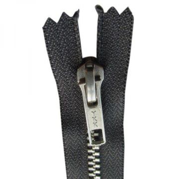Metall Reißverschlüsse Teilbar - Dunkel Grau 80 cm - 192