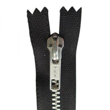 Metall Reißverschlüsse Teilbar - Schwarz 80 cm - 580