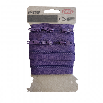 Opry Reißverschluss 3m - Vintage Purple