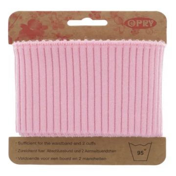 Opry Bündchen und Manschetten Grob - Light Pink