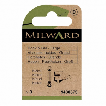 Milward - Bundverschlüsse Größe L - Nickel