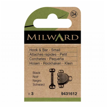 Milward - Bundverschlüsse Größe S - Schwarz