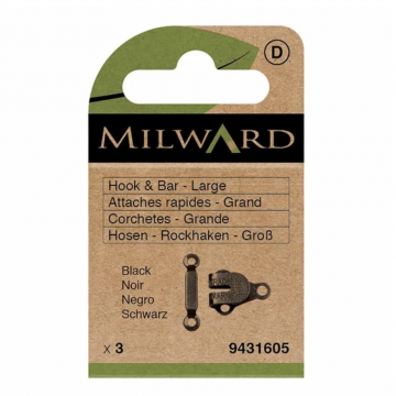 Milward - Bundverschlüsse Größe L - Schwarz