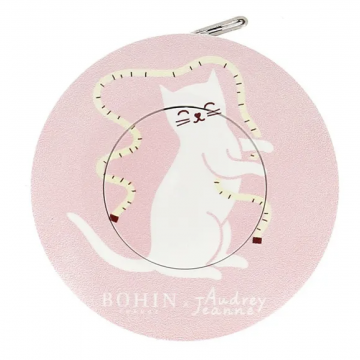 Bohin Rollmaßband - Cat Pink