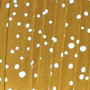 Schrägband - Dots Ocher - 2m
