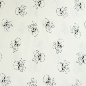 Baumwolle - Skulls White