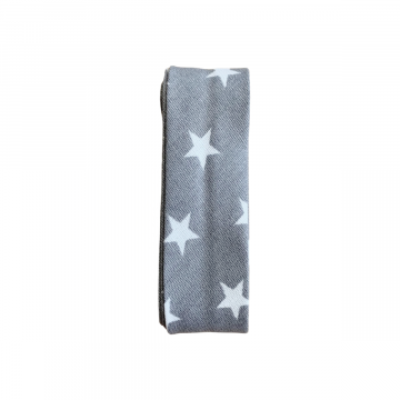 Oaki Doki Schrägband Spring Collection - Stars Grey