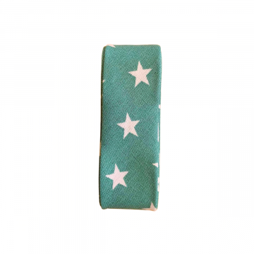 Oaki Doki Schrägband Spring Collection - Stars Vintage Green