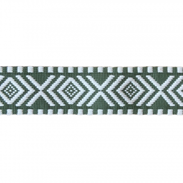 Taschenband Olive / Creme - 40 mm