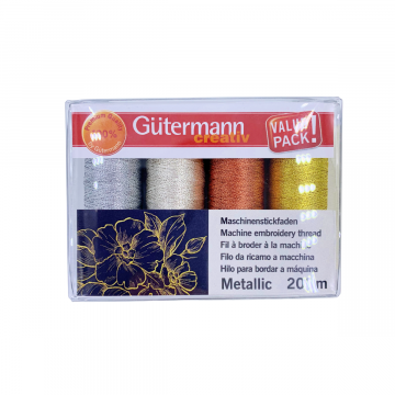 Gütermann Nähfaden set - Metallic