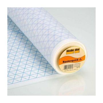 Vlieseline Rasterquick Dreieck - Blau 90cm