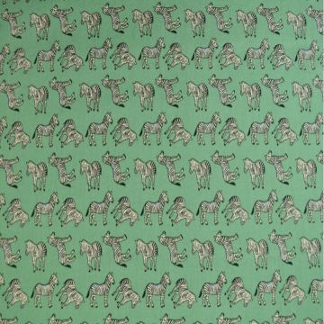 Baumwolle - Zebra Green