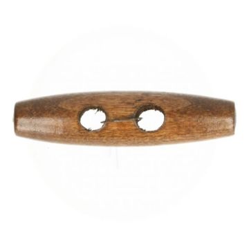 Holz Knebelknopf 30mm braun