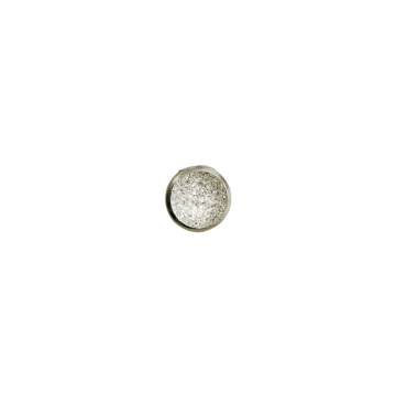 Knöpfe Sparkle Silver/White - 10mm