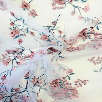 Mesh - Butterflies and Dragonflies on Light Grey