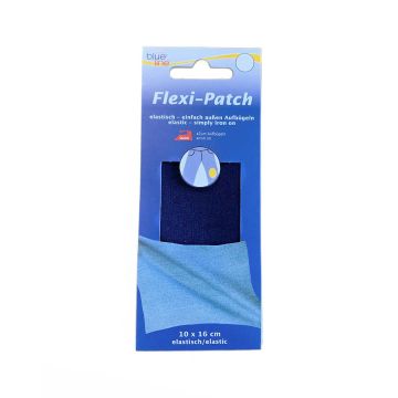 Reparaturstoff Jersey Stretch Reverse – Dunkel Navy – 10 x 16 cm